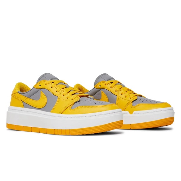 Yellow And Grey Appear On The Air Jordan 1 Low Elevate NIKE - Picture 2 of 2